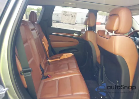 2013 Jeep Grand Cherokee Overland z USA, uszkodzony, nr VIN 1C4RJFCT5DC580606